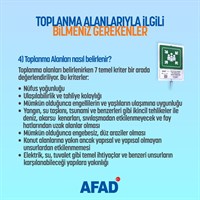 Toplanma Alanları Nasıl Belirlenir ?