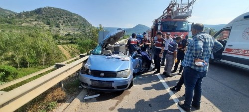 Bilecik  Sakarya Karayolunda Trafik Kazası Meydana Geldi
