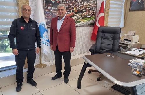 AFAD İl Müdürümüz Vezirhan Belediye Başkanını Ziyaret Etti